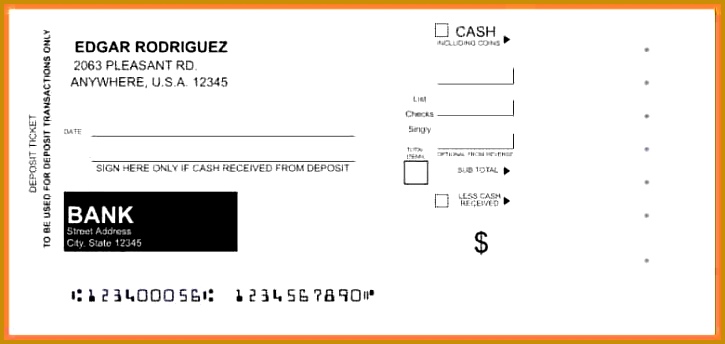 td bank deposit slip template sized blank deposit slip1 725344