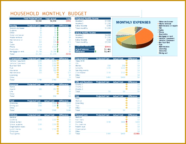 excel template bud 558721