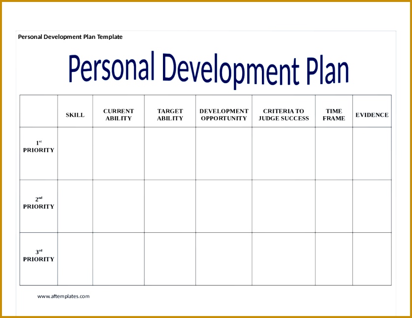 personal business plan template personal development plan template how to write personal ideas 646837