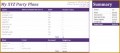 5 Personal event Planning Budget Template