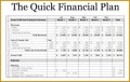 5 Personal Financial Plan Template