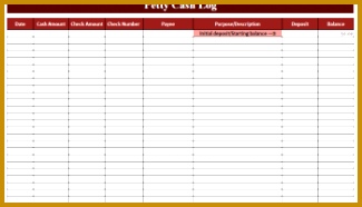 petty cash book 4 business expense tracker templates excel xlts 186325