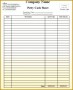 4 Petty Cash Log Template
