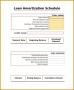10 Printable Amortization Schedule Templates
