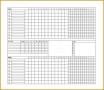 3 Printable Baseball Scorecard Sheet Template
