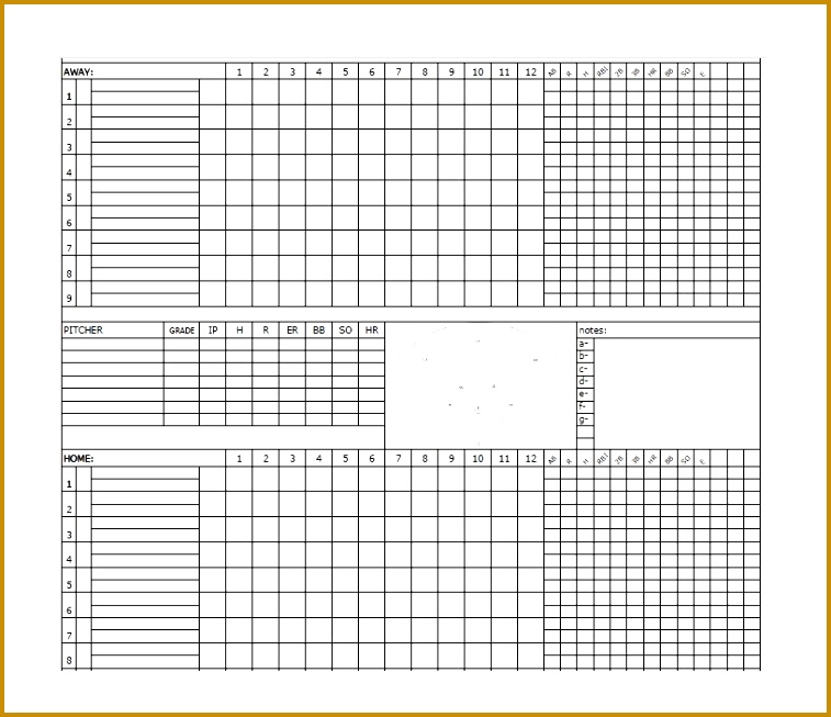 30 printable baseball scoresheet scorecard templates template lab 653757