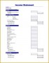6 Profit and Loss Statement Template