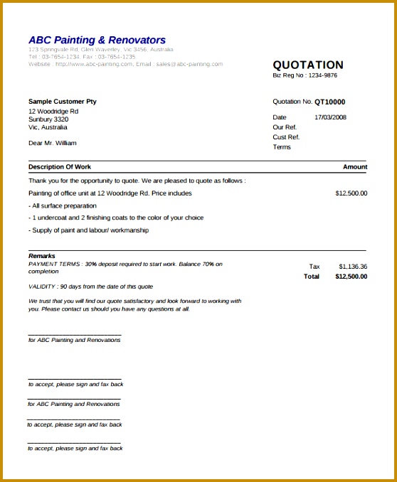sample software quotation 678558