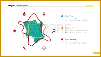 Stylized Radar Chart Slide Template Stock Vector 235418