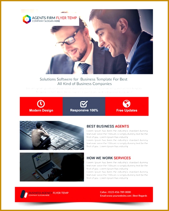 free business flyer template 680544
