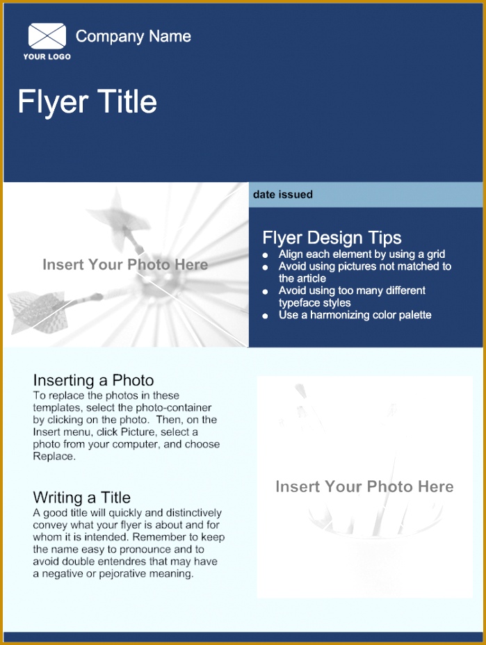 flyer templates 699928