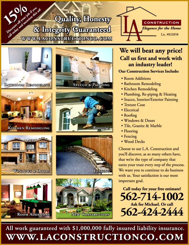 post sample hvac business flyers construction 843651