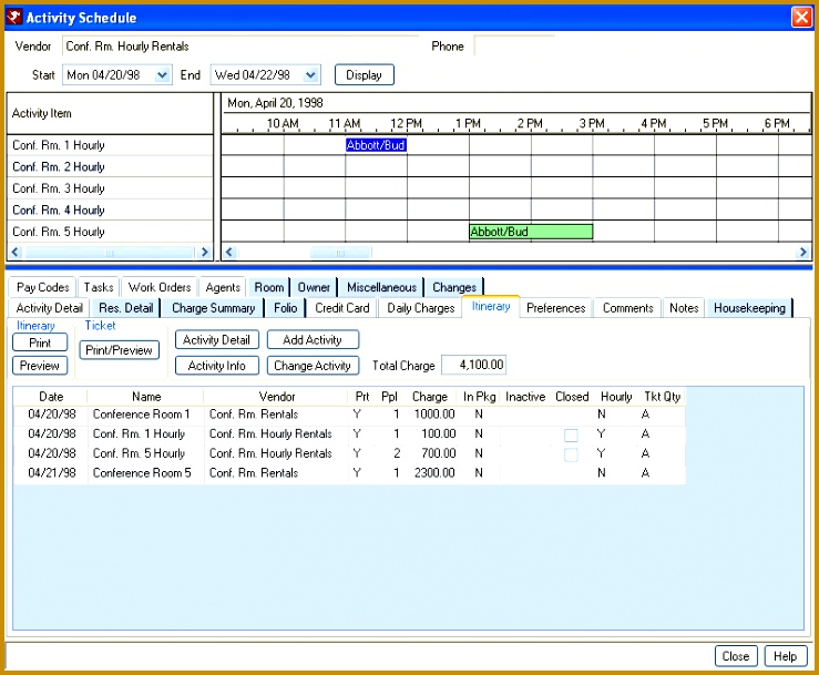 View Conference Room Schedules 739609