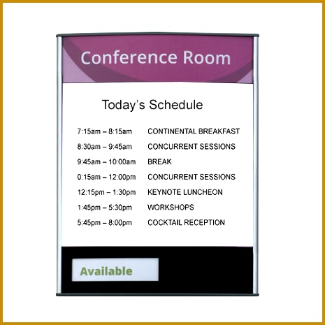 Conference Room & Slider Sign 13"H x 465465
