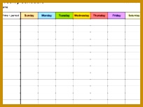 Conference Room Calendar Template Spectacular Inspiration 19 Free Weekly Schedule Templates For Excel 18 153204