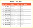 5 Service Record Log Template