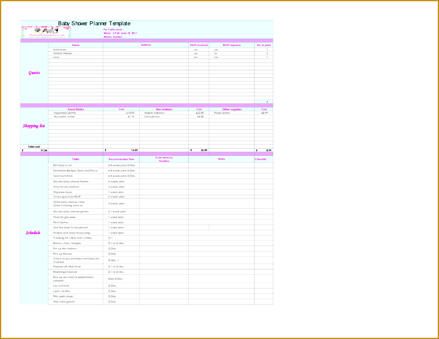 Checklists Astonishing Design Baby Shower Planners Opulent Ideas Gift Bud Diy Eventng Forms Low Wedding 11491488