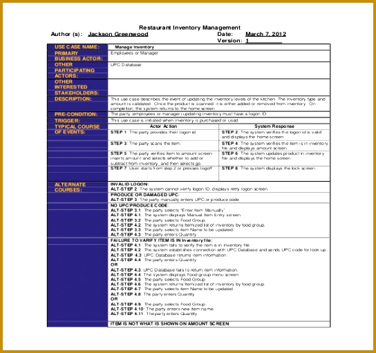 Restaurant Inventory Template 28 Free word Excel Documents PjdLu Restaurant Inventory Management System Free PDF Template 511544