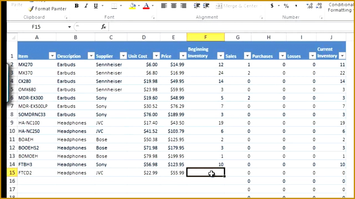 How To Manage Inventory With Excel Inventory Management Templates Excel Free Inventory Control Template With Count 6691190