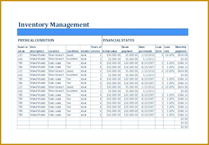 Excel Template Inventory Control phentfo edi5i Excel Template Inventory Control 469677