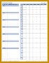 5 Student Homework Schedule Template