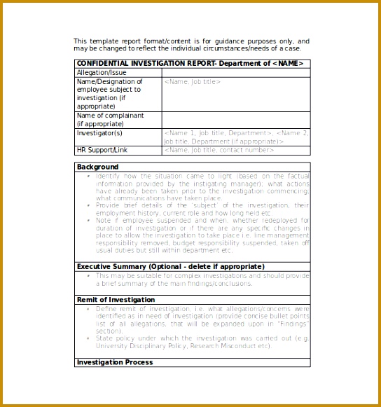 Investigation Summary Report 544581