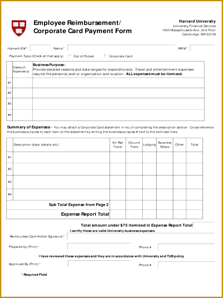 Business Expense Reimbursement Policy Irs And Business Expense Reimbursement Procedure 952714