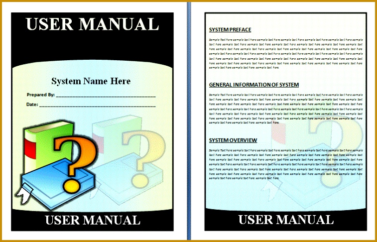 user manual template 486757