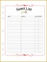 7 Wedding Invitation List Template