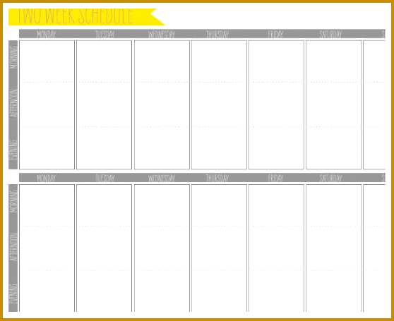 week calendar 455558