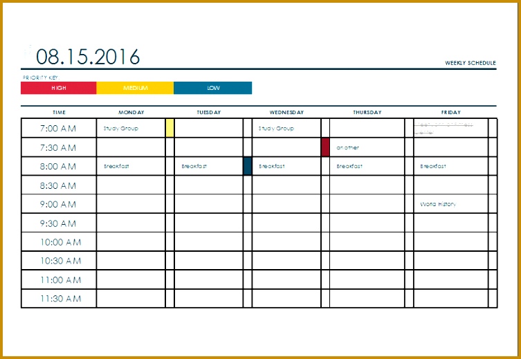 excel weekly vacation calendar 519753