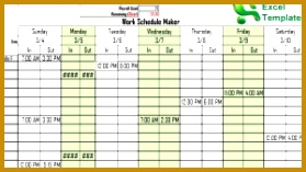 work schedule maker free work schedule maker 279157