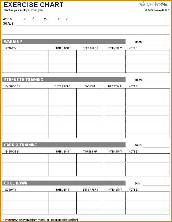 workout template 730565