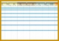 5 Workout Spreadsheet Template Excel