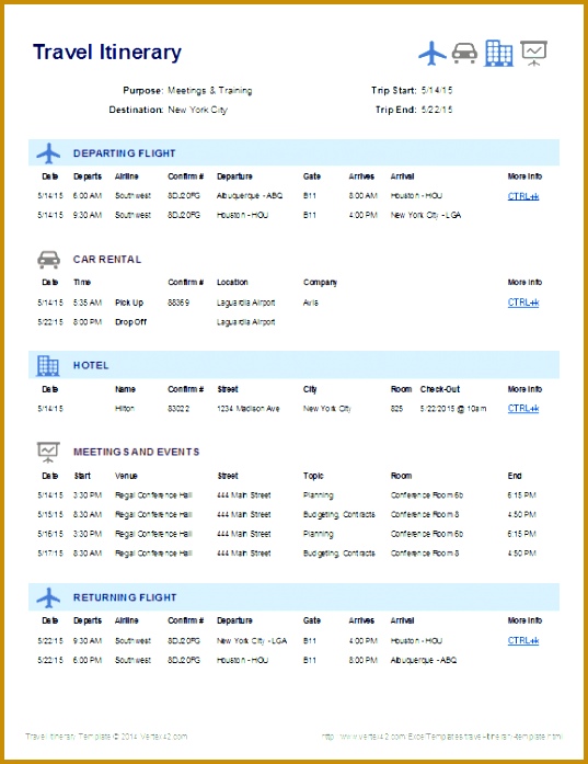 Itinerary Template fj3dD travel itinerary template 537697