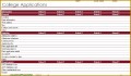 4 College Comparison Spreadsheet