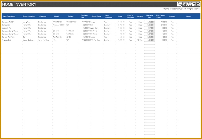 home inventory spreadsheet lg 448651