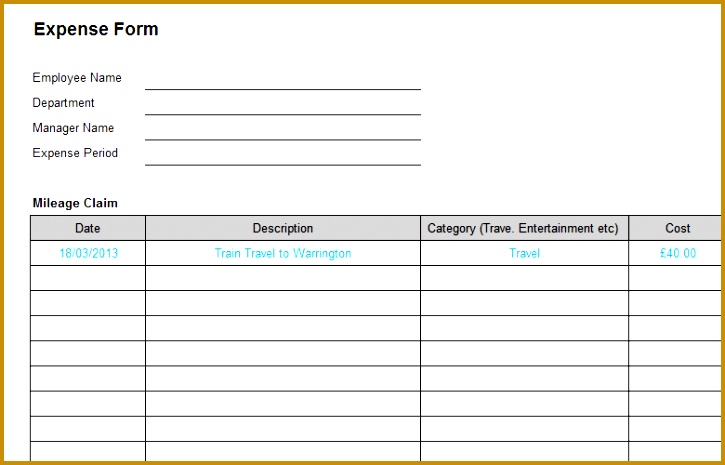 expense reimbursement form example 465725