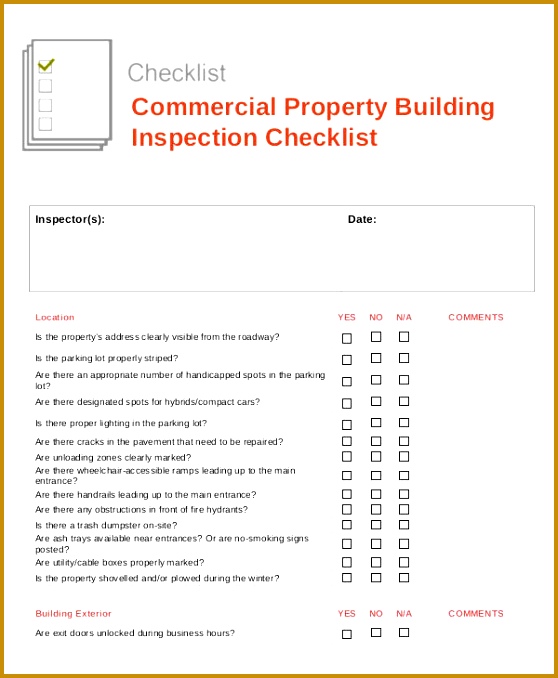 28 mercial Property Inspection Report Template spvne mercial property inspection report template 678558