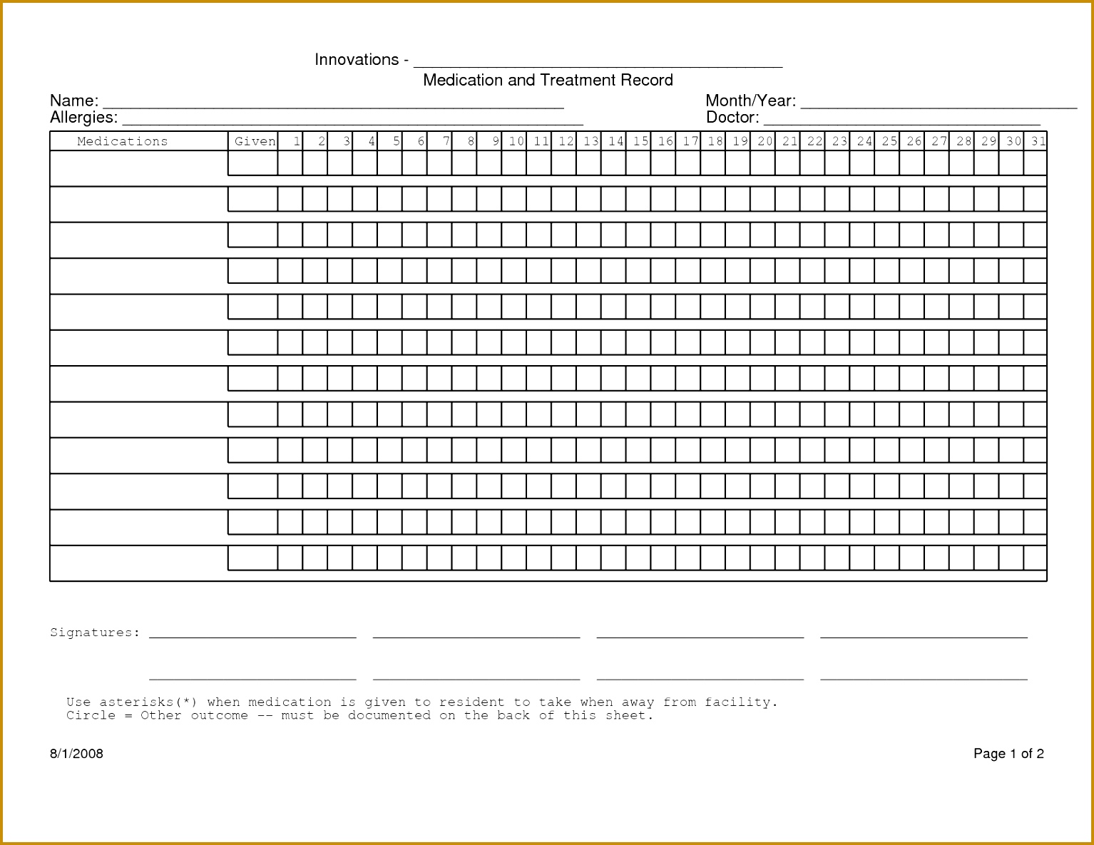 printable monthly medication sheet 15341185