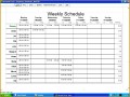 5 Microsoft Employee Schedule Template
