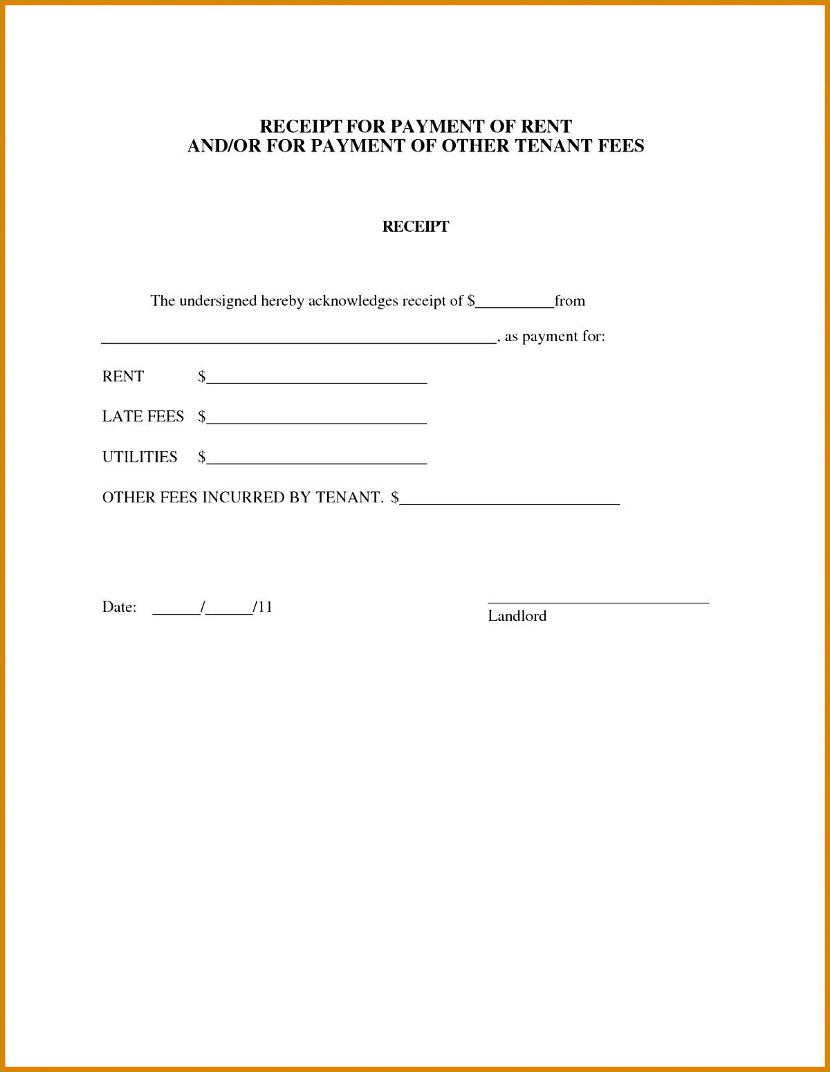 rent payment receipttenant rent receipt form sales report 15491200