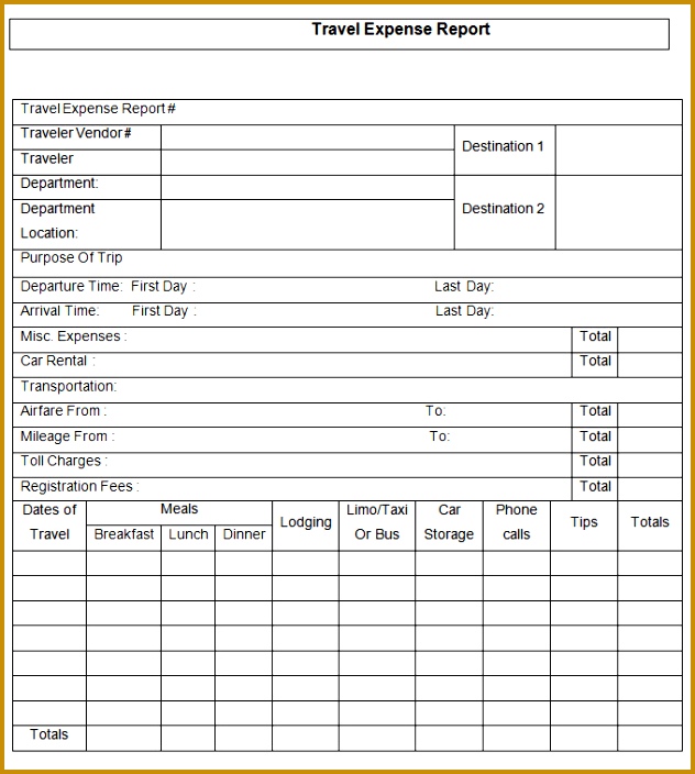 expense report template 704632