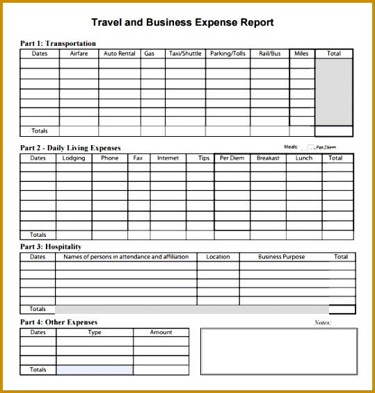 sample expense report 566539