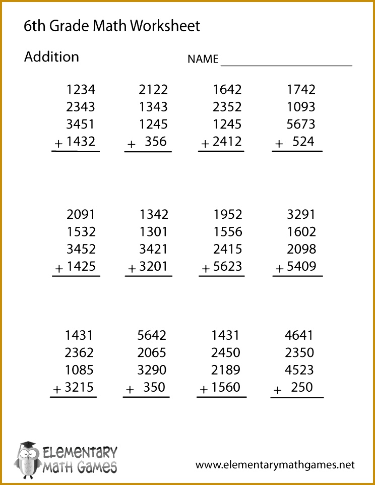 4Th Grade Math Sheets To Print Worksheets for all Download and Worksheets 962744