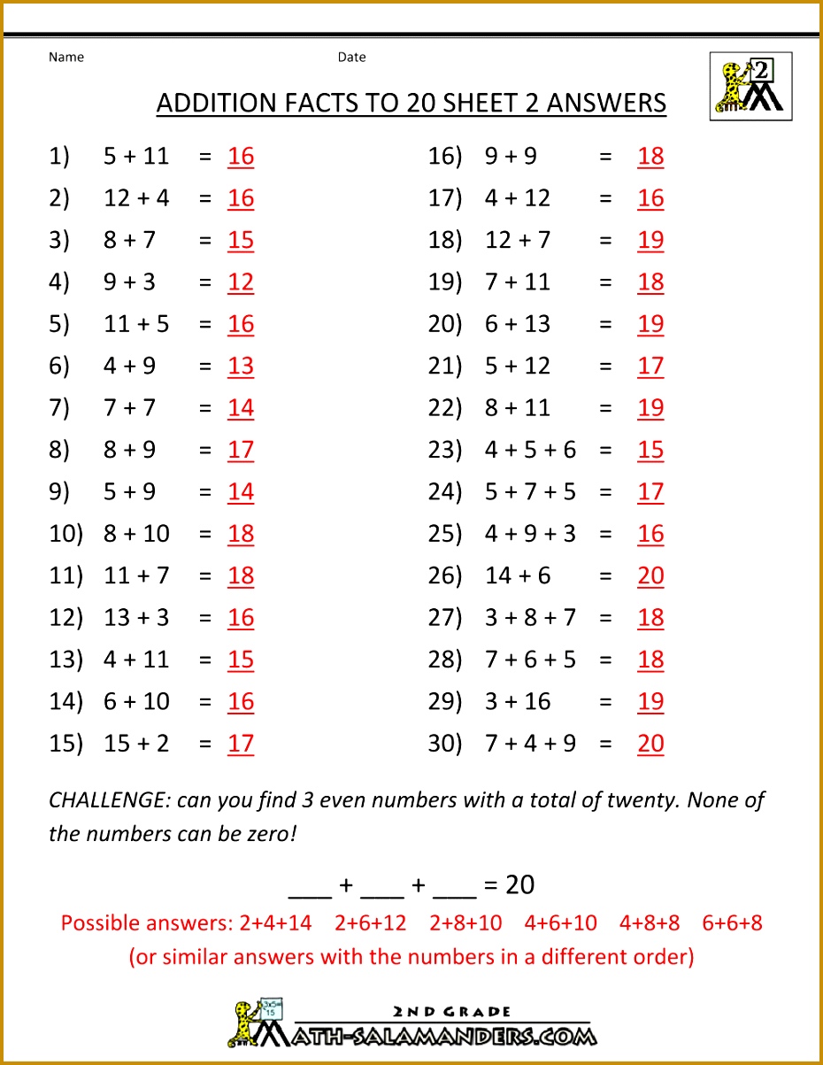 2Nd 3Rd Grade Math Worksheets Worksheets for all Download and Worksheets 1203930
