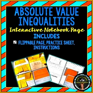 Absolute Value Inequalities Notebook Page Interactive Notebooks are a new way to share information with 325325