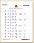 3 Addition Worksheets