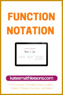 Function Notation 328218