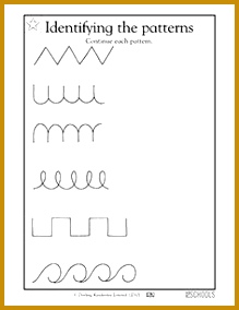 Preschool Math Worksheets Pattern work continuing the pattern 284219